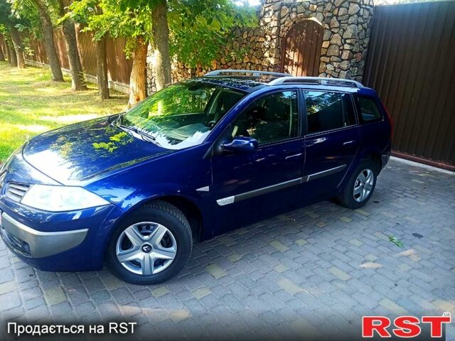 Синий Рено Меган, объемом двигателя 1.6 л и пробегом 212 тыс. км за 5600 $, фото 5 на Automoto.ua