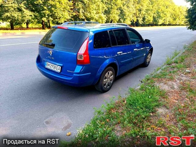 Синий Рено Меган, объемом двигателя 1.6 л и пробегом 209 тыс. км за 5500 $, фото 2 на Automoto.ua