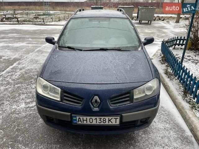 Синий Рено Меган, объемом двигателя 1.39 л и пробегом 230 тыс. км за 4500 $, фото 1 на Automoto.ua
