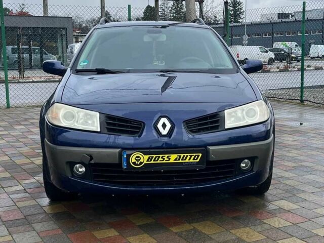 Синий Рено Меган, объемом двигателя 1.6 л и пробегом 227 тыс. км за 4800 $, фото 1 на Automoto.ua