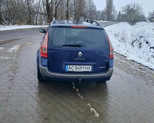 Синий Рено Меган, объемом двигателя 1.46 л и пробегом 380 тыс. км за 4500 $, фото 1 на Automoto.ua