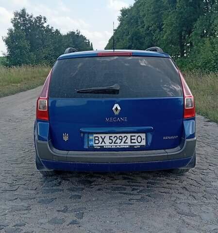 Синий Рено Меган, объемом двигателя 1.6 л и пробегом 218 тыс. км за 5100 $, фото 3 на Automoto.ua