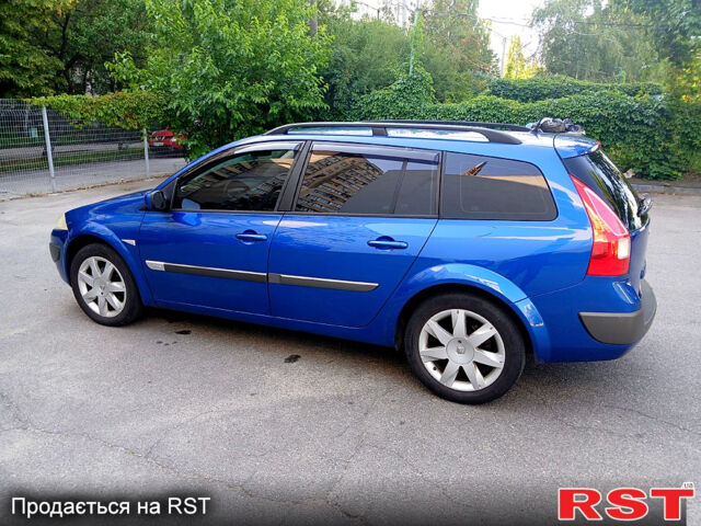 Синий Рено Меган, объемом двигателя 1.6 л и пробегом 161 тыс. км за 5500 $, фото 4 на Automoto.ua