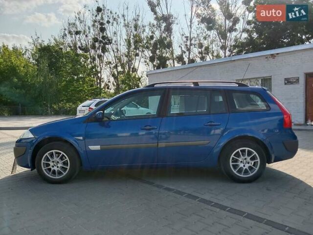 Синий Рено Меган, объемом двигателя 1.6 л и пробегом 227 тыс. км за 5350 $, фото 4 на Automoto.ua