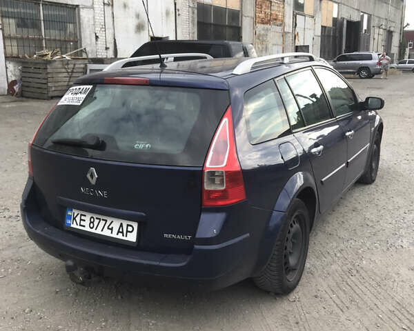 Синий Рено Меган, объемом двигателя 1.6 л и пробегом 280 тыс. км за 4700 $, фото 4 на Automoto.ua