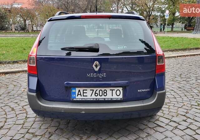 Синій Рено Меган, об'ємом двигуна 1.6 л та пробігом 249 тис. км за 5550 $, фото 11 на Automoto.ua
