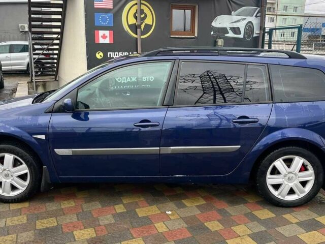 Синий Рено Меган, объемом двигателя 1.6 л и пробегом 227 тыс. км за 4800 $, фото 3 на Automoto.ua