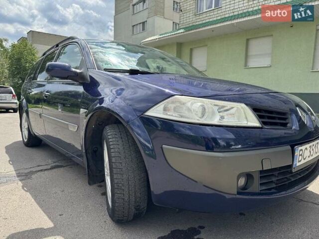 Синий Рено Меган, объемом двигателя 1.6 л и пробегом 223 тыс. км за 4500 $, фото 3 на Automoto.ua