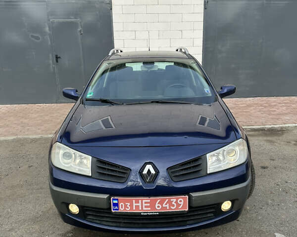 Синий Рено Меган, объемом двигателя 1.6 л и пробегом 213 тыс. км за 5350 $, фото 7 на Automoto.ua