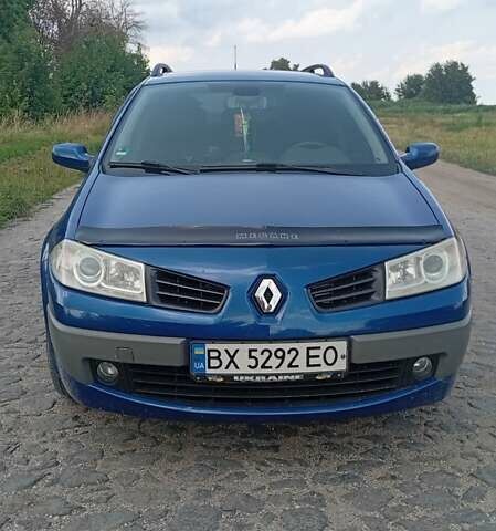 Синий Рено Меган, объемом двигателя 1.6 л и пробегом 218 тыс. км за 5100 $, фото 1 на Automoto.ua