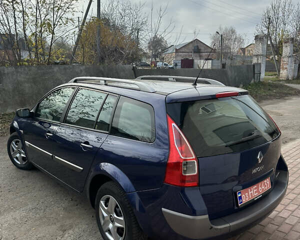 Синий Рено Меган, объемом двигателя 1.6 л и пробегом 213 тыс. км за 5350 $, фото 5 на Automoto.ua