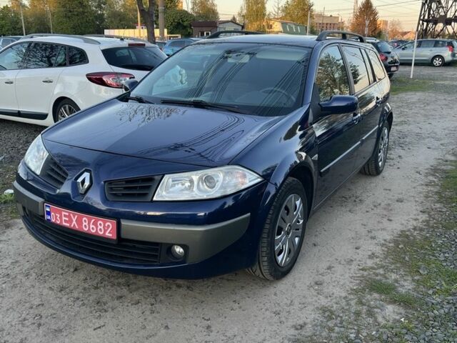 Синий Рено Меган, объемом двигателя 1.6 л и пробегом 229 тыс. км за 4700 $, фото 2 на Automoto.ua