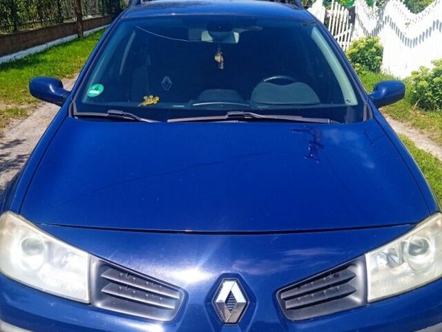 Синий Рено Меган, объемом двигателя 1.5 л и пробегом 300 тыс. км за 4300 $, фото 3 на Automoto.ua