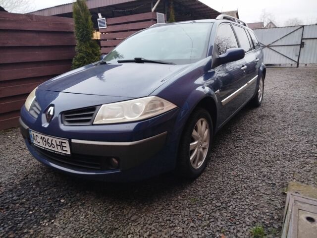 Синий Рено Меган, объемом двигателя 1.6 л и пробегом 203 тыс. км за 5800 $, фото 1 на Automoto.ua