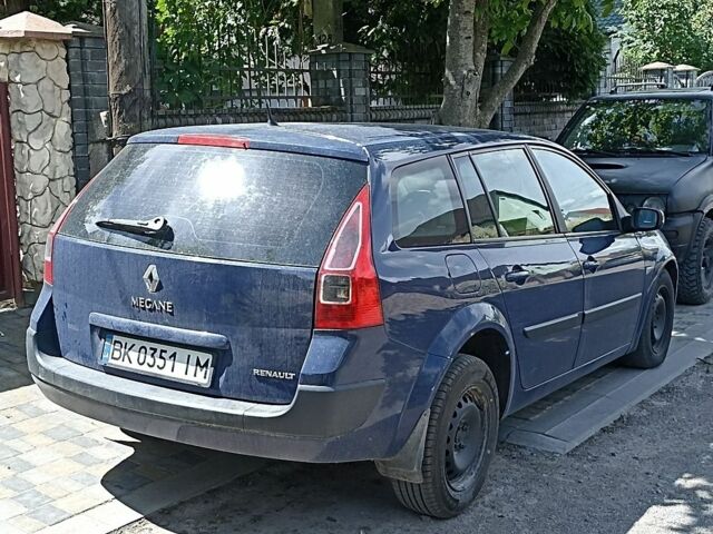 Синий Рено Меган, объемом двигателя 1.46 л и пробегом 500 тыс. км за 3800 $, фото 1 на Automoto.ua