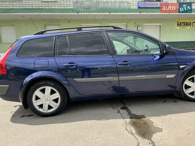 Синий Рено Меган, объемом двигателя 1.6 л и пробегом 223 тыс. км за 4500 $, фото 4 на Automoto.ua