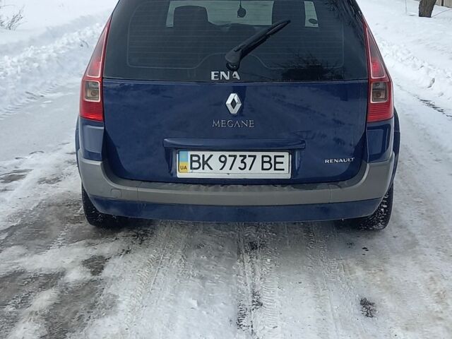Синий Рено Меган, объемом двигателя 1.5 л и пробегом 319 тыс. км за 3950 $, фото 5 на Automoto.ua