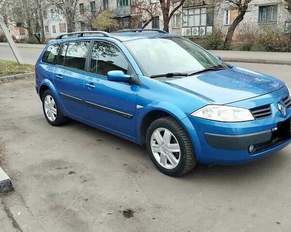 Синий Рено Меган, объемом двигателя 1.6 л и пробегом 230 тыс. км за 5900 $, фото 9 на Automoto.ua