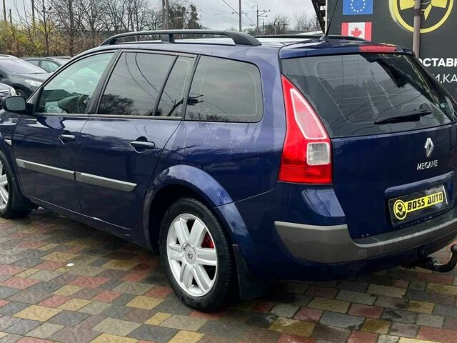 Синий Рено Меган, объемом двигателя 1.6 л и пробегом 227 тыс. км за 4800 $, фото 4 на Automoto.ua