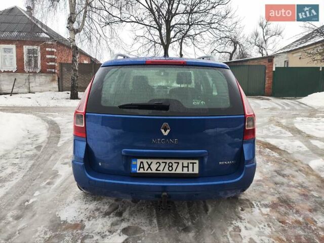 Синий Рено Меган, объемом двигателя 1.6 л и пробегом 291 тыс. км за 4900 $, фото 6 на Automoto.ua