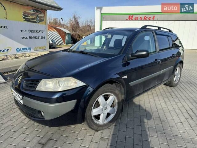 Синий Рено Меган, объемом двигателя 1.6 л и пробегом 279 тыс. км за 5200 $, фото 6 на Automoto.ua