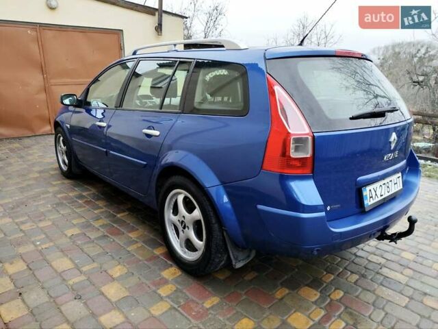 Синий Рено Меган, объемом двигателя 1.6 л и пробегом 292 тыс. км за 5200 $, фото 3 на Automoto.ua