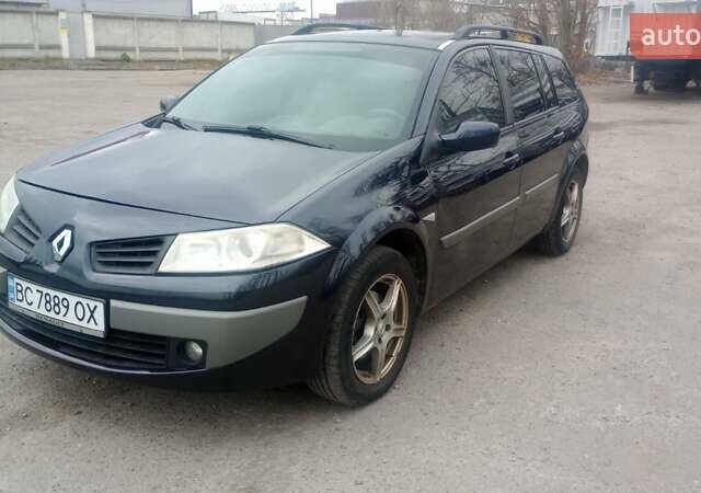 Синий Рено Меган, объемом двигателя 1.5 л и пробегом 170 тыс. км за 4100 $, фото 5 на Automoto.ua