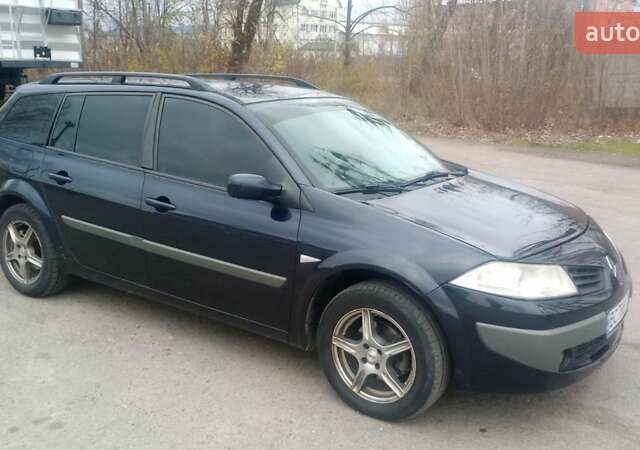 Синий Рено Меган, объемом двигателя 1.5 л и пробегом 170 тыс. км за 4100 $, фото 10 на Automoto.ua