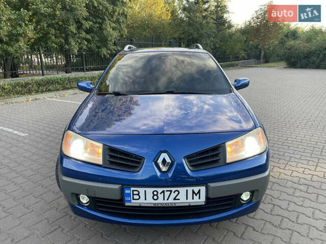 Синий Рено Меган, объемом двигателя 1.5 л и пробегом 240 тыс. км за 6350 $, фото 20 на Automoto.ua