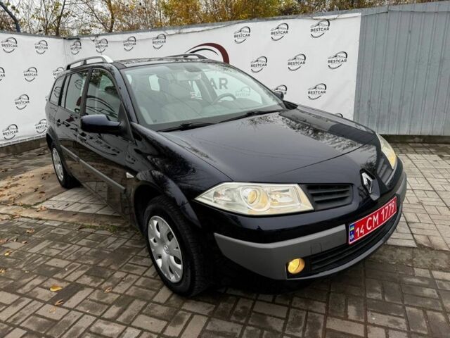 Синий Рено Меган, объемом двигателя 1.6 л и пробегом 184 тыс. км за 5500 $, фото 16 на Automoto.ua