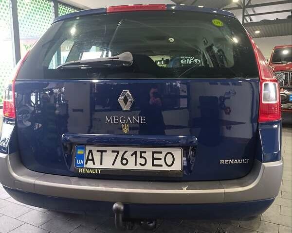 Синий Рено Меган, объемом двигателя 1.6 л и пробегом 198 тыс. км за 4800 $, фото 4 на Automoto.ua