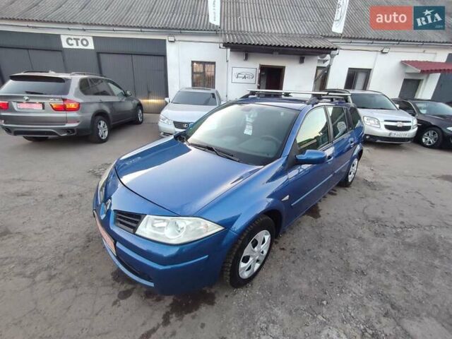 Синий Рено Меган, объемом двигателя 1.6 л и пробегом 200 тыс. км за 5500 $, фото 12 на Automoto.ua