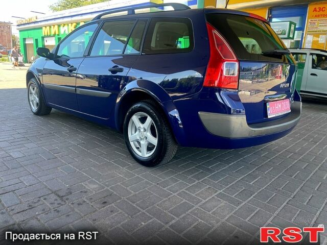 Синий Рено Меган, объемом двигателя 1.6 л и пробегом 260 тыс. км за 5500 $, фото 1 на Automoto.ua