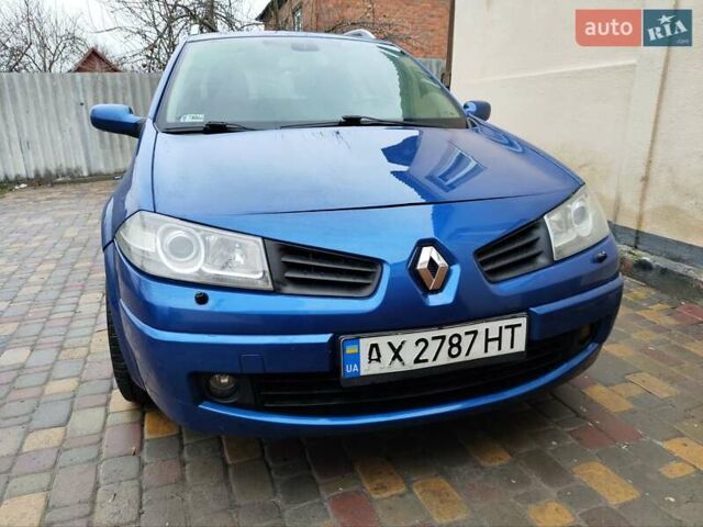 Синий Рено Меган, объемом двигателя 1.6 л и пробегом 292 тыс. км за 5200 $, фото 1 на Automoto.ua