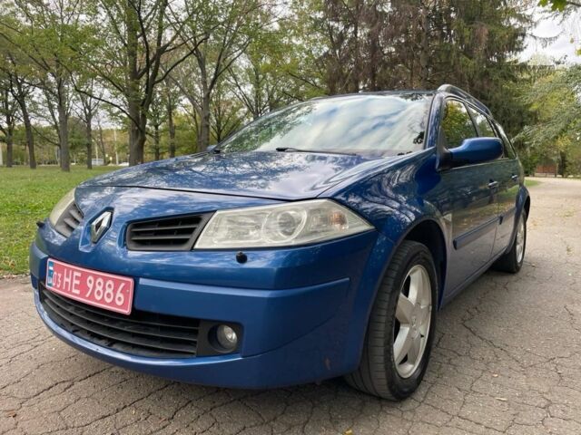 Синий Рено Меган, объемом двигателя 1.6 л и пробегом 261 тыс. км за 4799 $, фото 1 на Automoto.ua