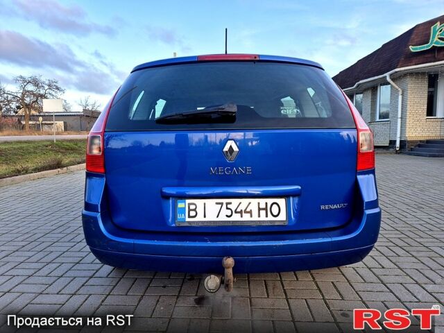 Синий Рено Меган, объемом двигателя 1.6 л и пробегом 205 тыс. км за 5200 $, фото 5 на Automoto.ua