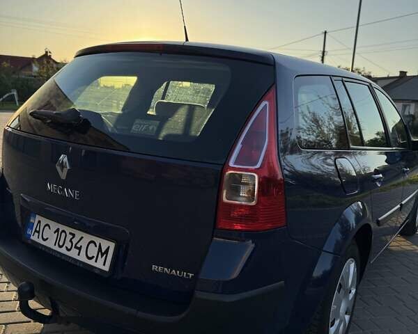 Синий Рено Меган, объемом двигателя 1.5 л и пробегом 253 тыс. км за 5300 $, фото 7 на Automoto.ua