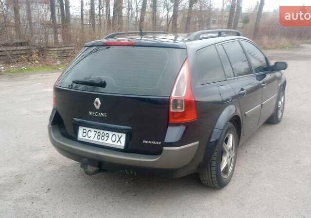 Синий Рено Меган, объемом двигателя 1.5 л и пробегом 170 тыс. км за 4100 $, фото 22 на Automoto.ua