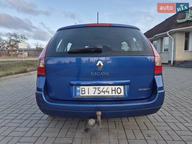 Синій Рено Меган, об'ємом двигуна 1.6 л та пробігом 205 тис. км за 5200 $, фото 2 на Automoto.ua