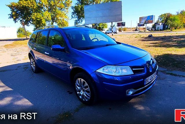 Синий Рено Меган, объемом двигателя 1.6 л и пробегом 200 тыс. км за 5500 $, фото 2 на Automoto.ua