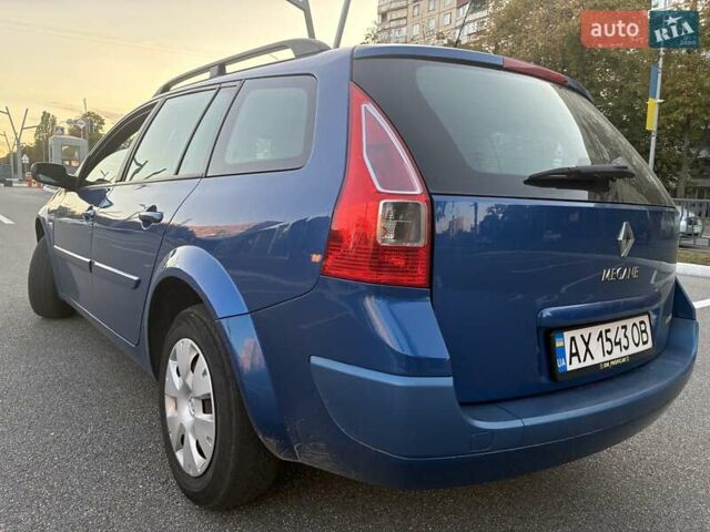 Рено Меган 2007 в Харькове на Automoto.ua Синий Рено Меган, объемом двигателя 1.6 л и пробегом 212 тыс. км за 5500 $, фото 2 на Automoto.ua