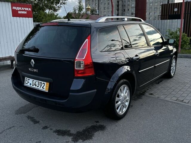 Синій Рено Меган, об'ємом двигуна 1.6 л та пробігом 100 тис. км за 5800 $, фото 2 на Automoto.ua