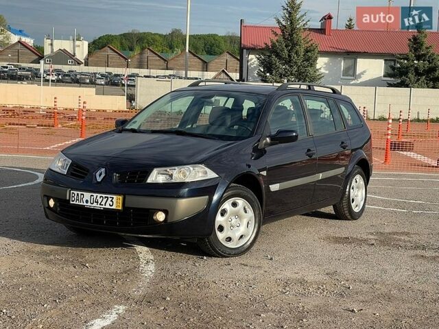 Синий Рено Меган, объемом двигателя 1.6 л и пробегом 135 тыс. км за 6350 $, фото 4 на Automoto.ua
