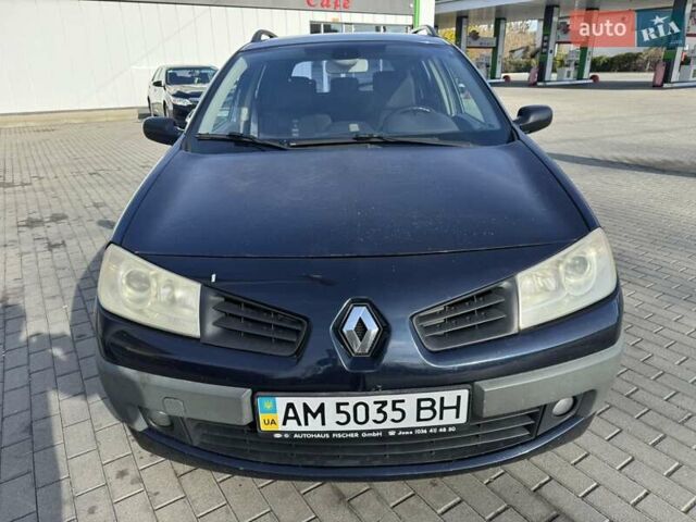 Синий Рено Меган, объемом двигателя 1.6 л и пробегом 279 тыс. км за 5200 $, фото 5 на Automoto.ua