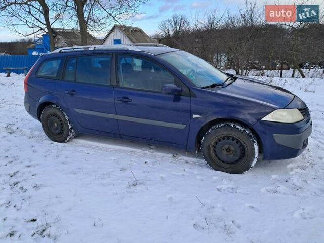 Синий Рено Меган, объемом двигателя 1.46 л и пробегом 249 тыс. км за 4800 $, фото 2 на Automoto.ua