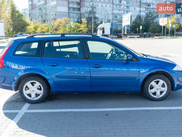 Синий Рено Меган, объемом двигателя 1.6 л и пробегом 190 тыс. км за 5500 $, фото 2 на Automoto.ua