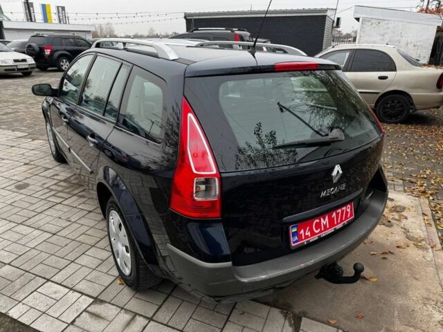 Синий Рено Меган, объемом двигателя 1.6 л и пробегом 184 тыс. км за 5500 $, фото 2 на Automoto.ua