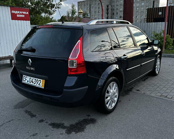Синий Рено Меган, объемом двигателя 1.6 л и пробегом 100 тыс. км за 6000 $, фото 2 на Automoto.ua