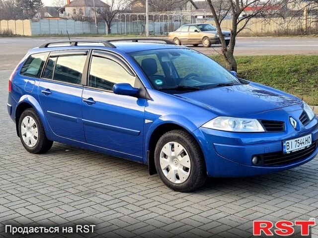 Синий Рено Меган, объемом двигателя 1.6 л и пробегом 205 тыс. км за 5200 $, фото 3 на Automoto.ua