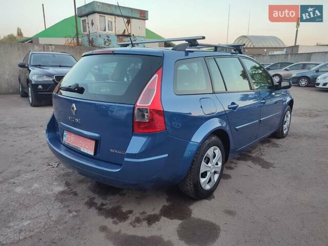 Синий Рено Меган, объемом двигателя 1.6 л и пробегом 200 тыс. км за 5500 $, фото 5 на Automoto.ua